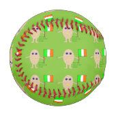 愛国的なアイリッシュエッグ野球 野球ボール (正面左)