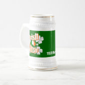 愛国的なアイリッシュオーストラリア ビールジョッキ (正面左)