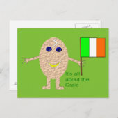 愛国的なアイルランドの卵はがき ポストカード (正面/裏面)