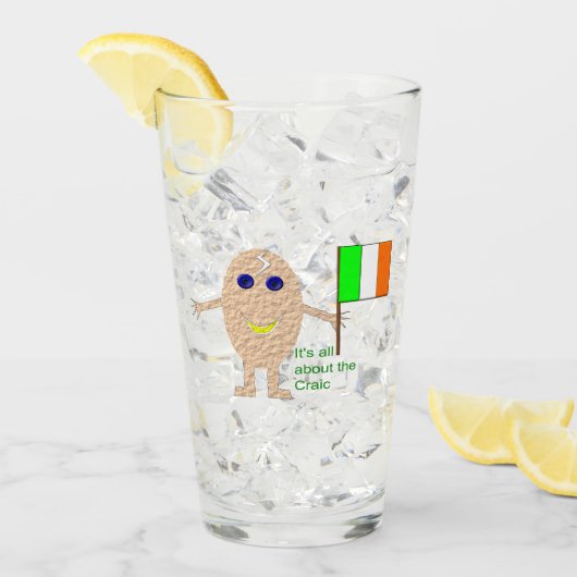 愛国的なアイルランドの卵 タンブラーグラス (アイス正面)