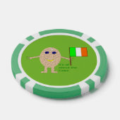 愛国的なアイルランドの卵 ポーカーチップ (シングル)