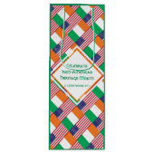 愛国的なアイルランド系アメリカ国旗 ワインギフトバッグ (正面)