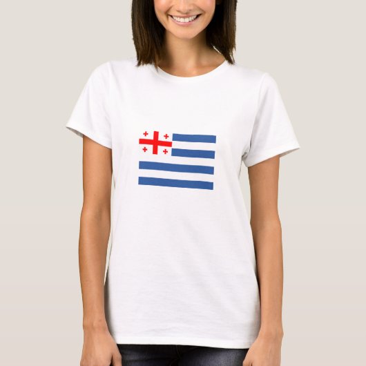 愛国的なアジャリアの旗 Tシャツ (正面)