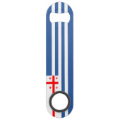 愛国的なアジュラ国旗 スピード栓抜き (裏面)