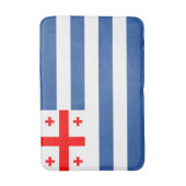 愛国的なアジュラ国旗 バスマット (正面縦)