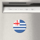 愛国的なアジュラ国旗 マグネット (インサイチュ (食洗機))