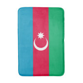 愛国的なアゼルバイジャンの旗 バスマット (正面縦)