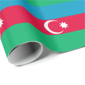 愛国的なアゼルバイジャンの旗 ラッピングペーパー (ロールコーナー)