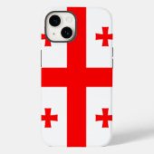 愛国的なアップルのケースメイトとジョージア州旗 Case-Mate iPhoneケース (裏面)