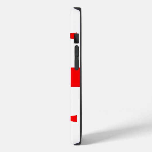 愛国的なアップルのケースメイトとジョージア州旗 Case-Mate iPhoneケース (裏面 / 左)