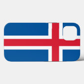 愛国的なアップルのケースメイト、アイスランド国旗 Case-Mate iPhoneケース (裏面 (横))