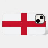 愛国的なアップルのケースメイト、イギリス国旗のケースメイト Case-Mate iPhoneケース (裏面 (横))