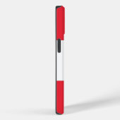 愛国的なアップルのケースメイト、オーストリア国旗のケースメイト Case-Mate iPhoneケース (裏面 / 右)