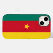 愛国的なアップルのケースメイト、カメルーン国旗 Case-Mate iPhoneケース (裏面 (横))