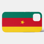 愛国的なアップルのケースメイト、カメルーン国旗 Case-Mate iPhoneケース (裏面 (横))