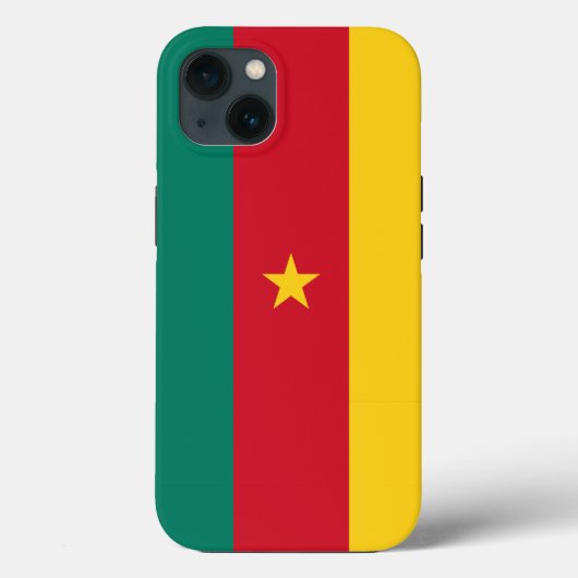 愛国的なアップルのケースメイト、カメルーン国旗 Case-Mate iPhoneケース (裏面)