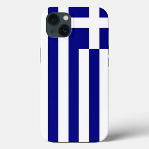 愛国的なアップルのケースメイト、ギリシャ国旗 iPhone 13ケース