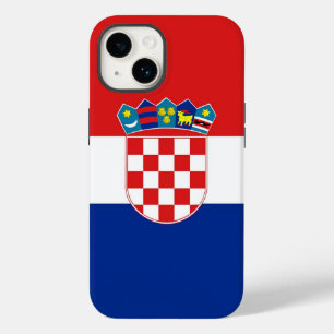 愛国的なアップルのケースメイト、クロアチア国旗のケースメイト Case-Mate iPhone 14ケース