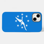 愛国的なアップルのケースメイト、コーパスクリスティ Case-Mate iPhoneケース (裏面 (横))