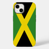 愛国的なアップルのケースメイト、ジャマイカ国旗のケースメイト Case-Mate iPhoneケース (裏面)