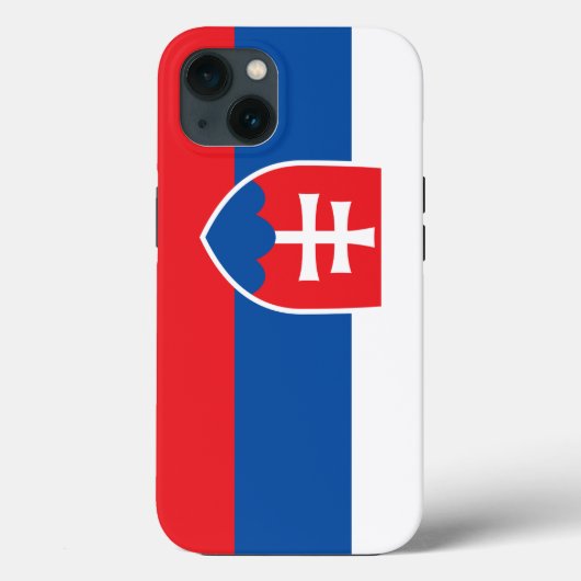 愛国的なアップルのケースメイト、スロバキア国旗 Case-Mate iPhoneケース (裏面)