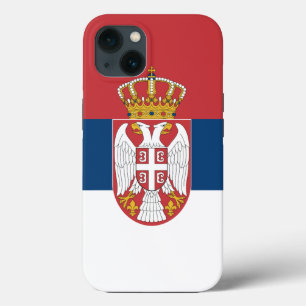 愛国的なアップルのケースメイト、セルビア国旗 iPhone 13ケース