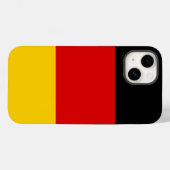 愛国的なアップルのケースメイト、ドイツ国旗のケースメイト Case-Mate iPhoneケース (裏面 (横))
