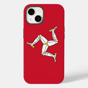 愛国的なアップルのケースメイト、マン島の旗のケース – M Case-Mate iPhone 14ケース