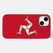 愛国的なアップルのケースメイト、マン島の旗のケース – M Case-Mate iPhoneケース (裏面 (横))