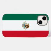 愛国的なアップルのケースメイト、メキシコ国旗のケースメイトi Case-Mate iPhoneケース (裏面 (横))