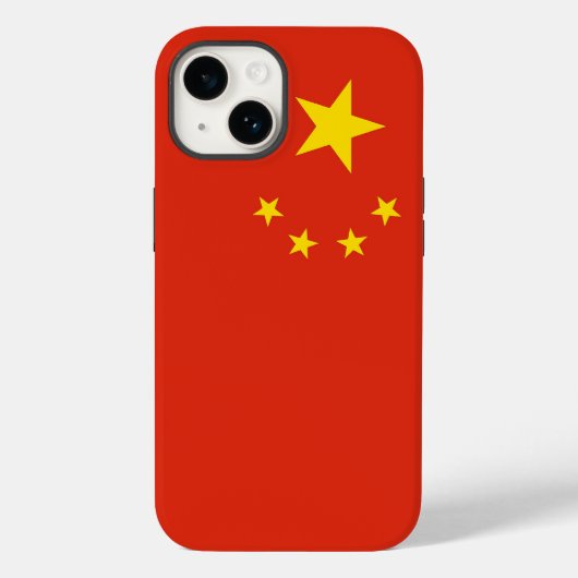 愛国的なアップルのケースメイト、中国国旗のケースメイトiP Case-Mate iPhoneケース (裏面)