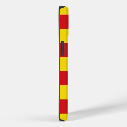 愛国的なアップルケースメイトのカタロニア国旗 Case-Mate iPhoneケース (裏面 / 右)