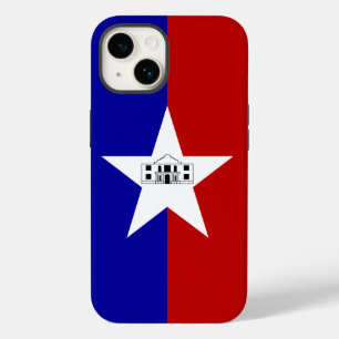 愛国的なアップルケースメイト14サンアントニオ国旗 Case-Mate iPhone 14ケース