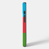 愛国的なアップルケースメイト、アゼルバイジャン国旗 Case-Mate iPhoneケース (裏面 / 左)