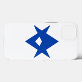 愛国的なアップルケースメイト、トヨタ市旗 Case-Mate iPhoneケース (裏面 (横))