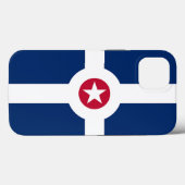 愛国的なアップルiPhone 13ケースメイト、インディアナポリス Case-Mate iPhoneケース (裏面 (横))