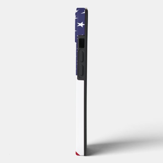 愛国的なアップルiPhone 13米国国旗とケースメイト Case-Mate iPhoneケース (裏面 / 左)