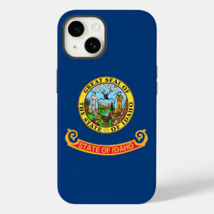 愛国的なアップルiPhone 14ケースメイトのアイダホ州旗 Case-Mate iPhone 14ケース