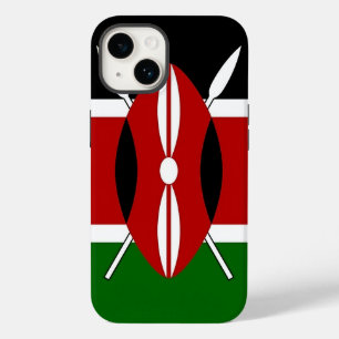 愛国的なアップルiPhone 14ケースメイトのケニア国旗 Case-Mate iPhone 14ケース