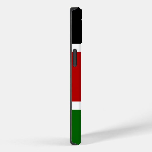 愛国的なアップルiPhone 14ケースメイトのケニア国旗 Case-Mate iPhoneケース (裏面 / 右)