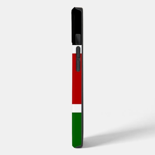 愛国的なアップルiPhone 14ケースメイトのケニア国旗 Case-Mate iPhoneケース (裏面 / 左)