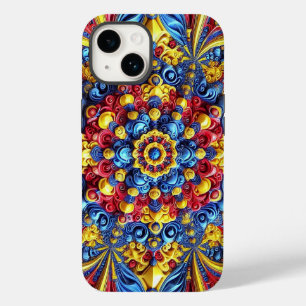 愛国的なアップルiPhone 14ケースメイトのルーマニア色 Case-Mate iPhone 14ケース