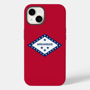 愛国的なアップルiPhone 14ケースメイト、アーカンソー州旗 Case-Mate iPhone 14ケース