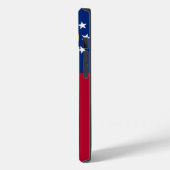 愛国的なアップルiPhone 14ケースメイト、ジョージア州旗 Case-Mate iPhoneケース (裏面 / 左)