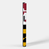 愛国的なアップルiPhone 14ケースメイト、メリーランド州旗 Case-Mate iPhoneケース (裏面 / 右)