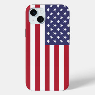 愛国的なアップルiPhone 15 Plusケースメイト米国国旗 iPhone 15 Miniケース