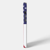 愛国的なアップルiPhone 15 Plusケースメイト米国国旗 Case-Mate iPhoneケース (裏面 / 左)