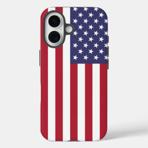 愛国的なアップルiPhone 16アメリカ国旗とケースメイト iPhone 16ケース