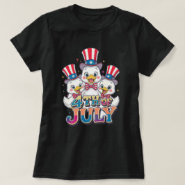愛国的なアヒル 2026年7月4日 Tシャツ