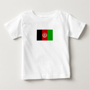 愛国的なアフガニスタンの旗 ベビーTシャツ